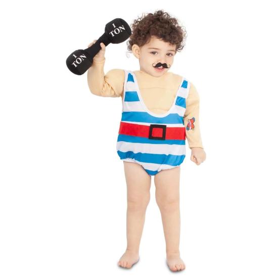 Disfraz Hombre Forzudo para Bebé Disfraz Hombre Forzudo para Bebé