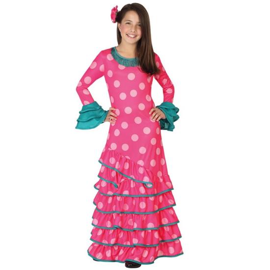 Disfraz infantil  Flamenca Rosa . Disfraz infantil  Flamenca Rosa .