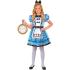 Disfraz Infantil Alicia en el País de las Maravillas (vestido con enagua y delantal + diadema con lazo)