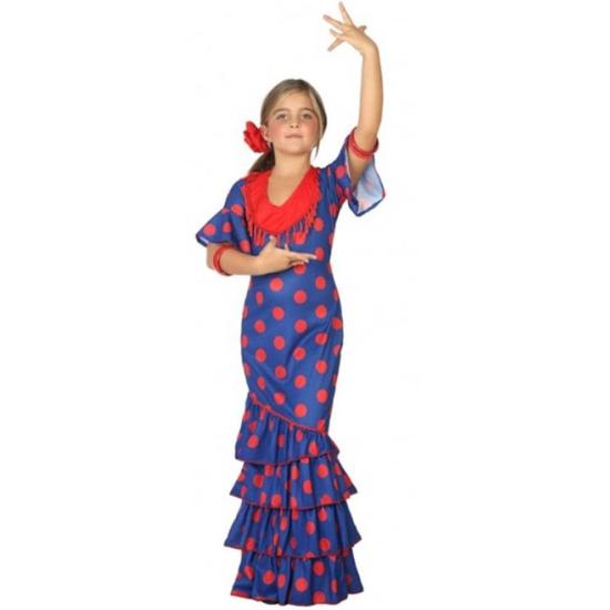 Disfraz infantil de Flamenca Blue Disfraz infantil de Flamenca Blue