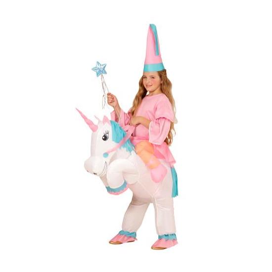 Disfraz Hada con Unicornio Hinchable Talla única Disfraz Hada con Unicornio Hinchable Talla única