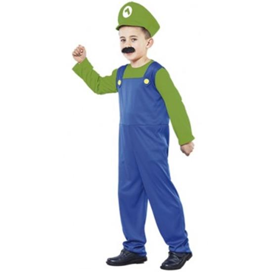Disfraz infantil Super Mario Bros Luigi niño Disfraz infantil Super Mario Bros Luigi niño
