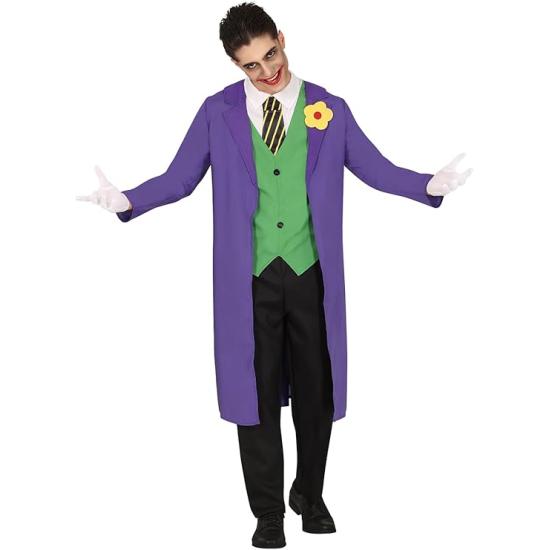 Disfraz Joker para adulto – Gabardina, Chaleco, Corbata y Camisa Disfraz Joker para adulto – Gabardina, Chaleco, Corbata y Camisa