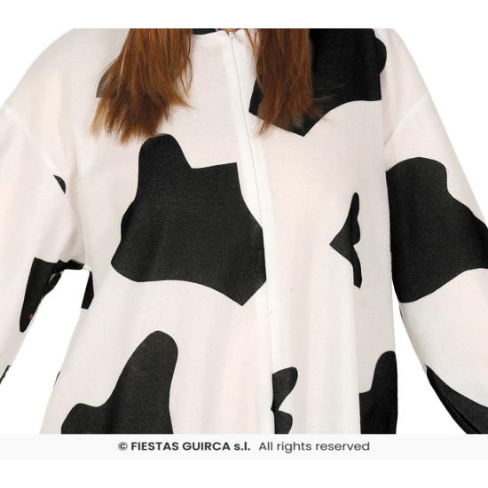 Disfraz Kigurumimi Vaca con Capucha para Adulto Disfraz Kigurumimi Vaca con Capucha para Adulto