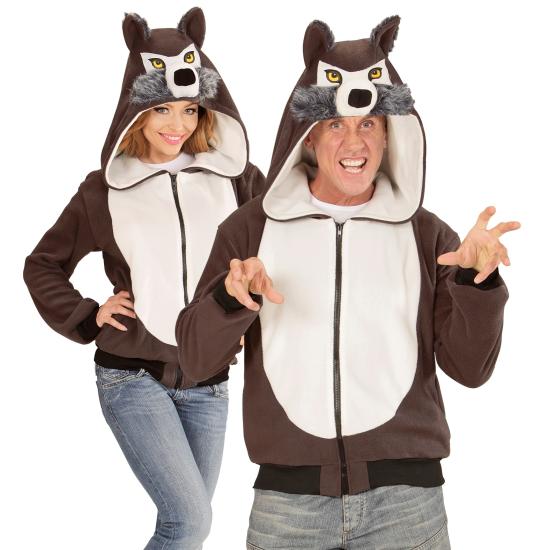 Disfraz Lobo Sudadera con Capucha Unisex Disfraz Lobo Sudadera con Capucha Unisex