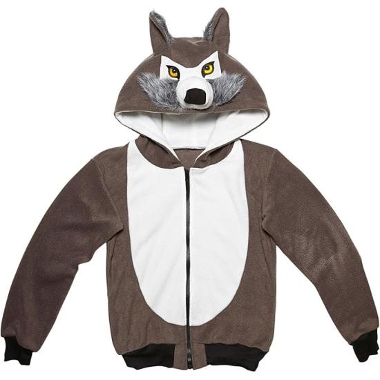 Disfraz Lobo Sudadera con Capucha Unisex Disfraz Lobo Sudadera con Capucha Unisex