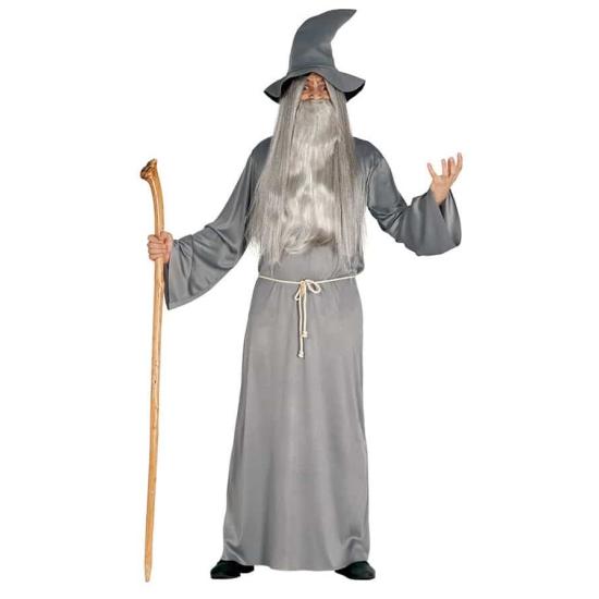 Disfraz Mago Gris Tierra Media Gandalf  para Adulto Disfraz Mago Gris Tierra Media Gandalf  para Adulto