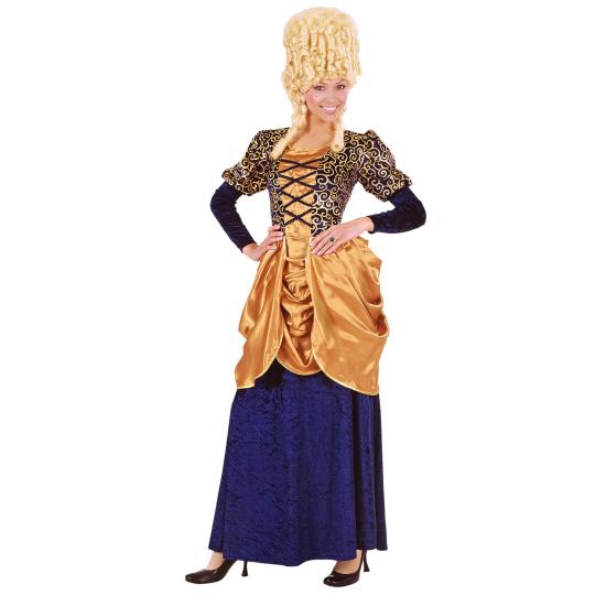 Disfraz marquesa época azul mujer adulto Disfraz marquesa época azul mujer adulto