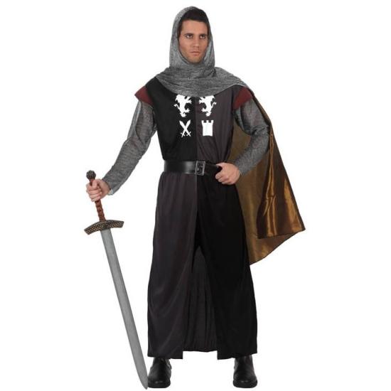 Disfraz Medieval Caballero Cristiano Gris para Adulto Disfraz Medieval Caballero Cristiano Gris para Adulto