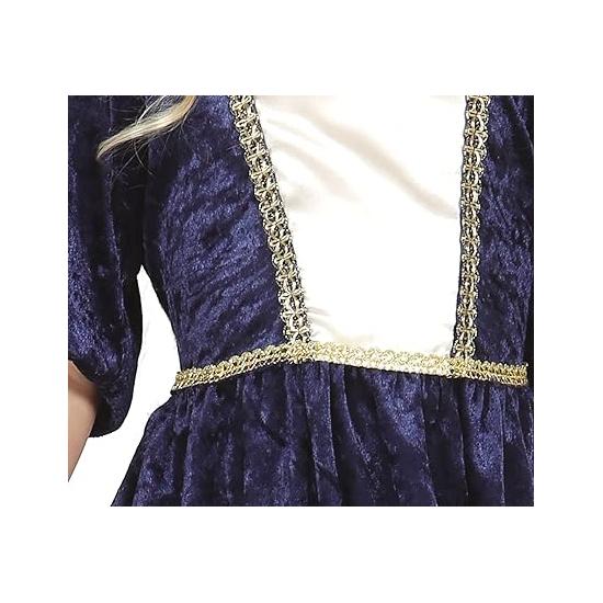 Disfraz Medieval con vestido y diadema niñas Disfraz Medieval con vestido y diadema niñas