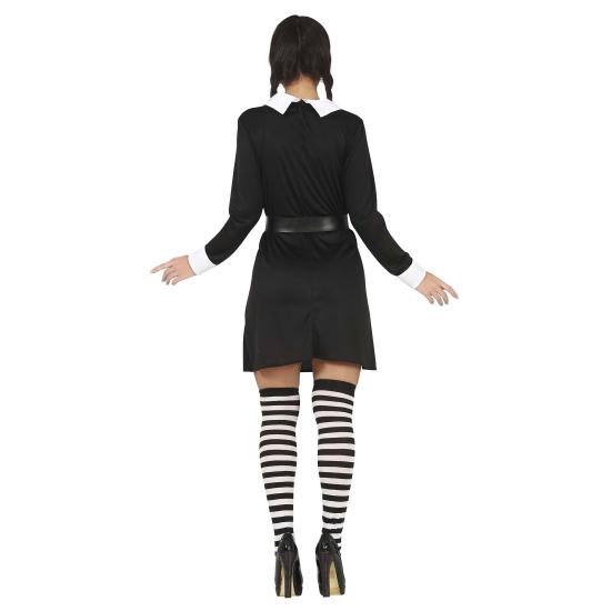 Disfraz Miercoles Addams económico adulta Disfraz Miercoles Addams económico adulta