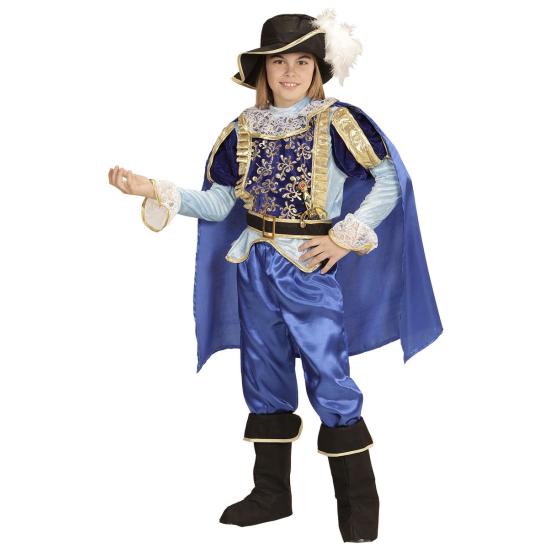 Disfraz Mosquetero Azul Corte  niño Disfraz Mosquetero Azul Corte  niño