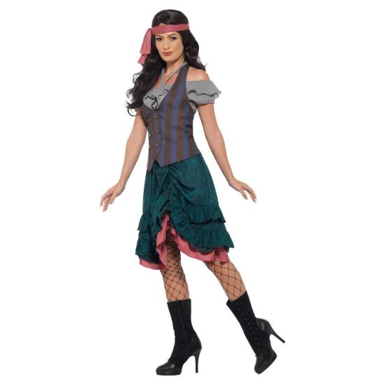 Disfraz Moza Pirata Lujo adulta