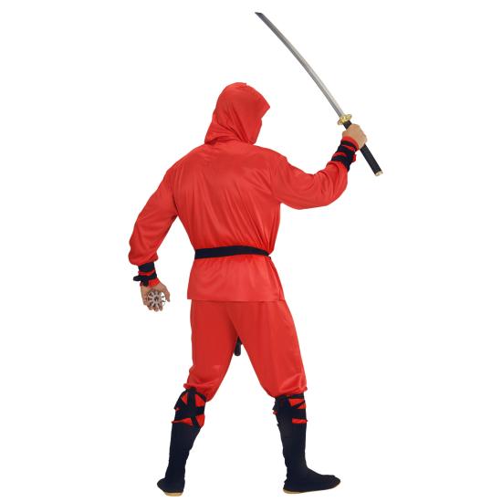 Disfraz Ninja Master Rojo para adulto Disfraz Ninja Master Rojo para adulto