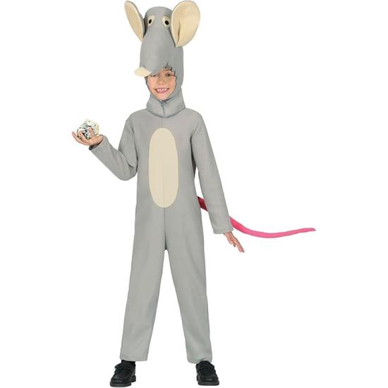 Disfraz Niño Ratón - Mono Ratón Gris Disfraz Niño Ratón - Mono Ratón Gris