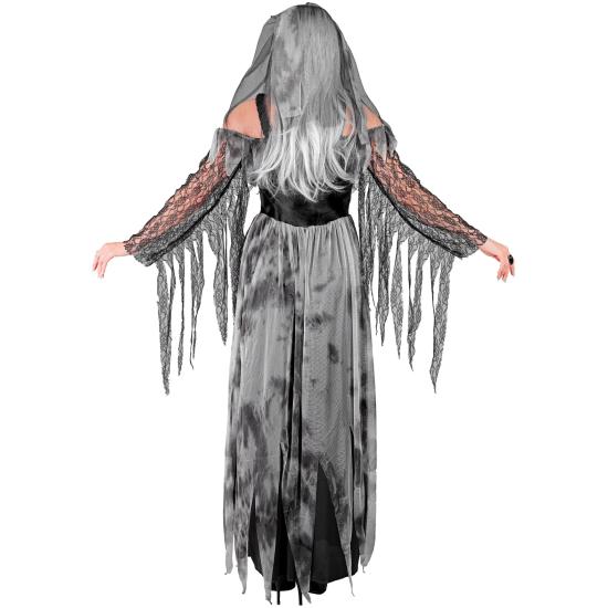 Disfraz “Novia Muerta” para mujer – vestido largo con velo Disfraz “Novia Muerta” para mujer – vestido largo con velo