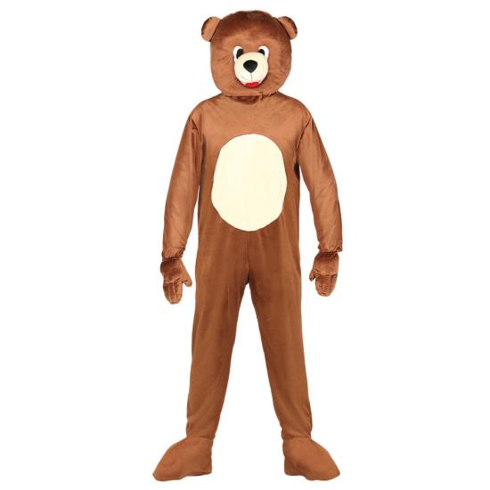Disfraz Oso Pardo con Cabeza  adulto Disfraz Oso Pardo con Cabeza  adulto