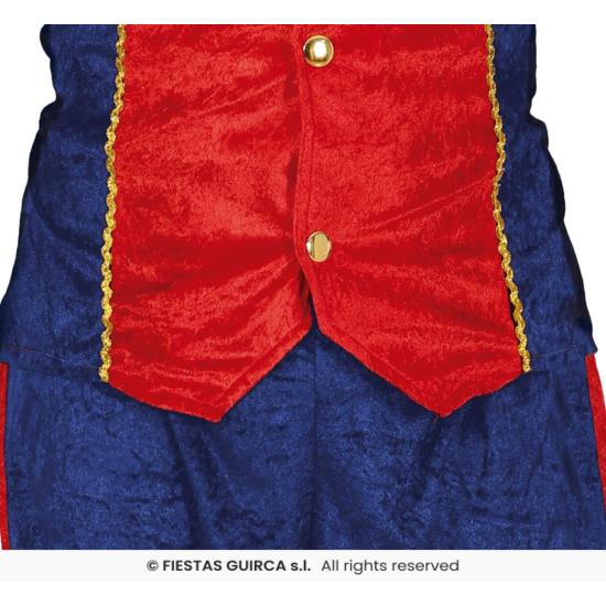 Disfraz Paje azul y granate adultos Disfraz Paje azul y granate adultos