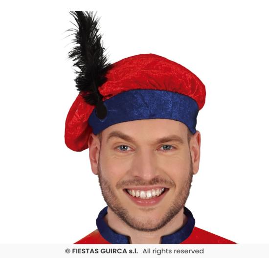 Disfraz Paje azul y granate adultos Disfraz Paje azul y granate adultos