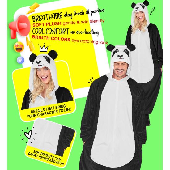 Disfraz Panda Adulto Unisex