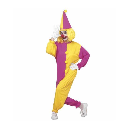 Disfraz adulta Payasa Bicolor talla M Disfraz adulta Payasa Bicolor talla M