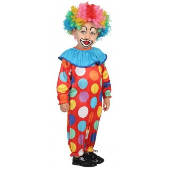 Disfraz Payasito Círculos  Bebé Disfraz Payasito Círculos  Bebé
