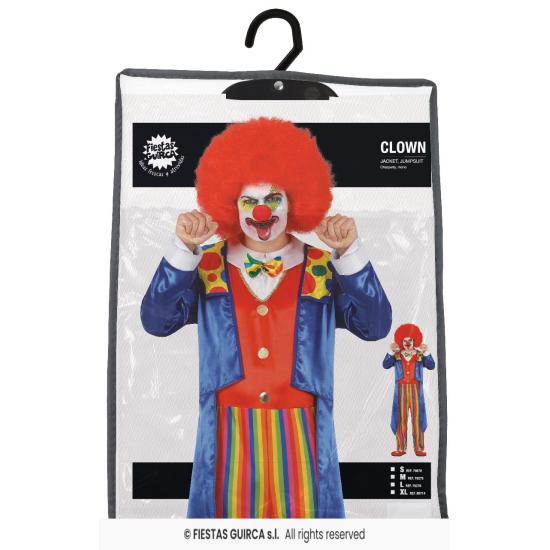 Disfraz Payaso Espectáculo Circo para adulto Disfraz Payaso Espectáculo Circo para adulto