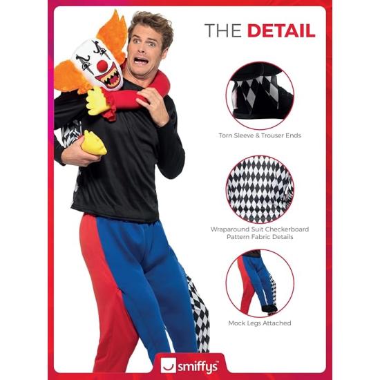 Disfraz payaso secuestro a caballito, Disfraz payaso secuestro a caballito,