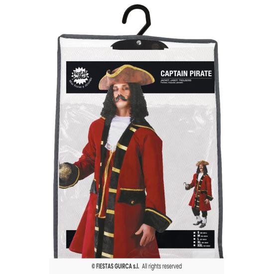Disfraz Pirata Capitán Garfio Talla adulto Disfraz Pirata Capitán Garfio Talla adulto