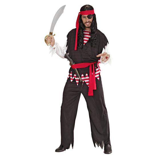 Disfraz Pirata Rebelde para hombre Super Económico Disfraz Pirata Rebelde para hombre Super Económico
