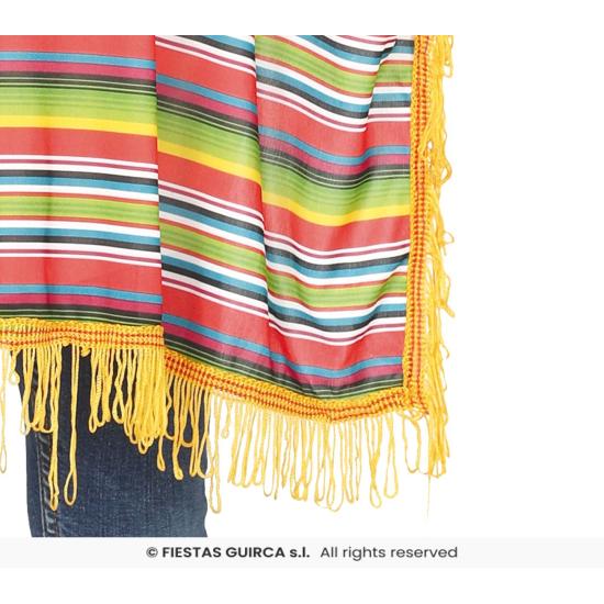 Disfraz Poncho Mexicano talla infantil Disfraz Poncho Mexicano talla infantil