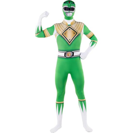 Disfraz Power Ranger verde segunda piel Disfraz Power Ranger verde segunda piel
