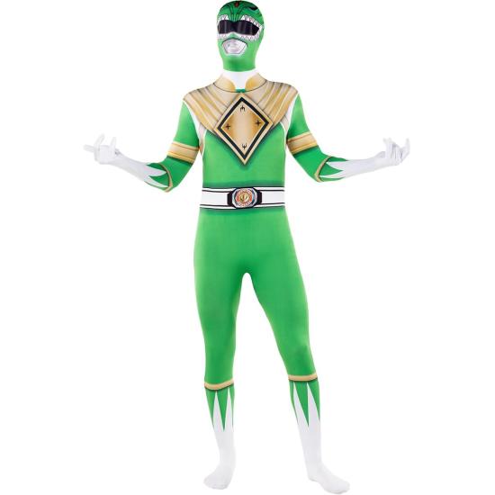 Disfraz Power Ranger verde segunda piel Disfraz Power Ranger verde segunda piel