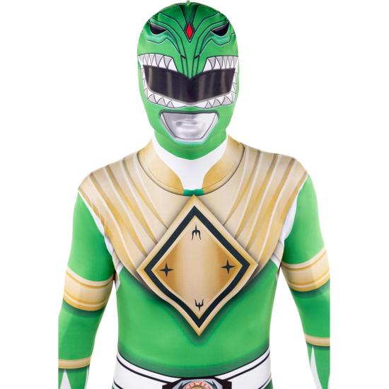 Disfraz Power Ranger verde segunda piel Disfraz Power Ranger verde segunda piel