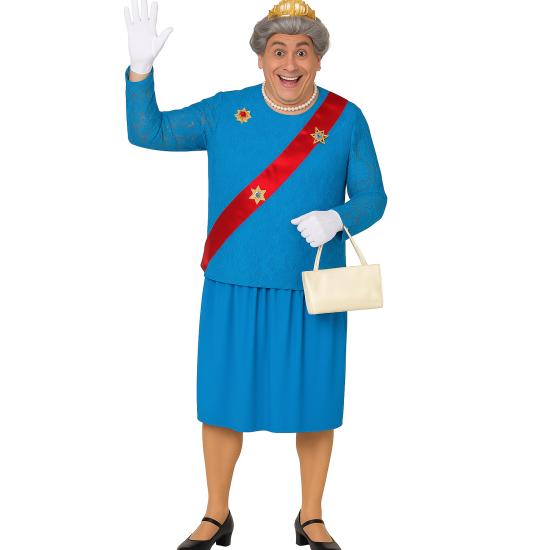 Disfraz Reina Isabel de Inglaterra adulto . Disfraz Reina Isabel de Inglaterra adulto .