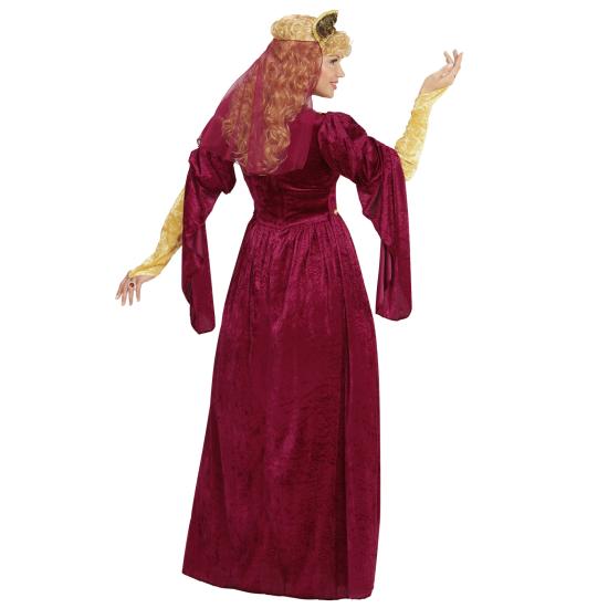 Disfraz Reina Medieval Red Lujo mujer Disfraz Reina Medieval Red Lujo mujer