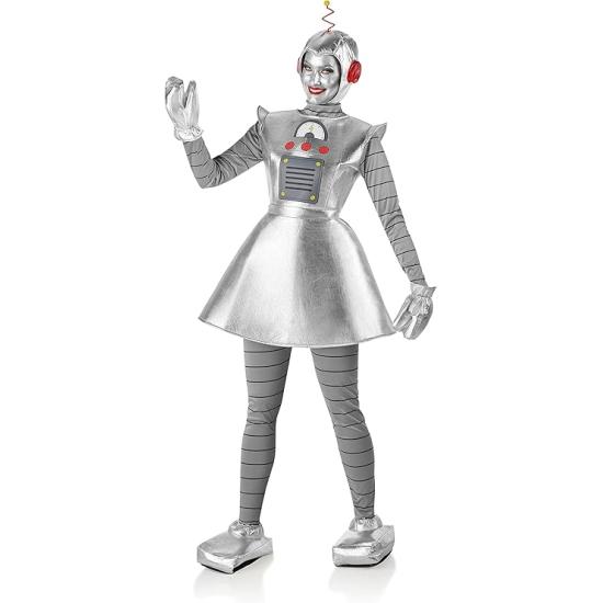 Disfraz Robot Metálico para mujer Disfraz Robot Metálico para mujer