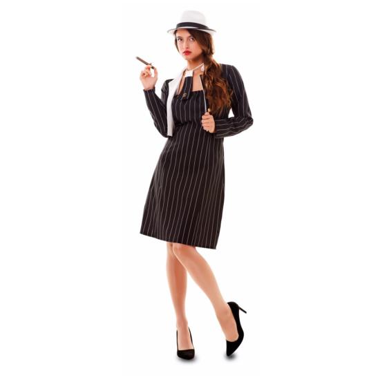 Disfraz Señorita Gangster adulta Disfraz Señorita Gangster adulta