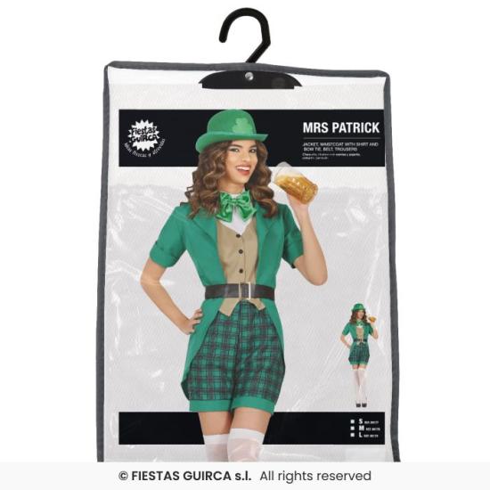 Disfraz Sexy Señorita San Patricio Vestido para Mujer Disfraz Sexy Señorita San Patricio Vestido para Mujer