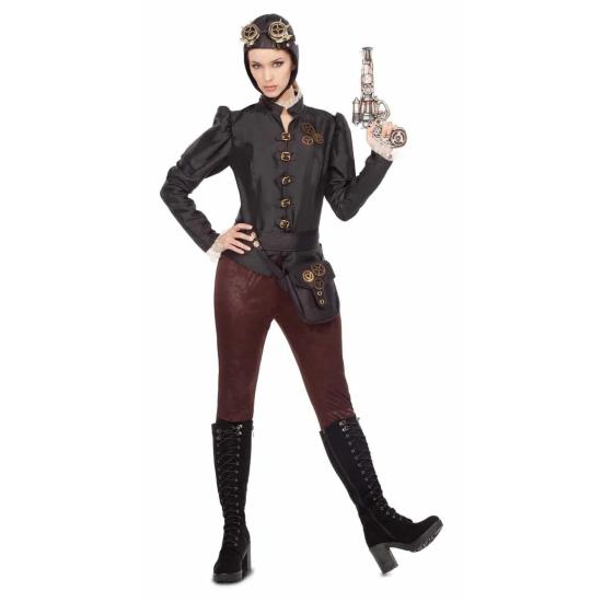 Disfraz Steampunk Aviadora Retro para adulta Disfraz Steampunk Aviadora Retro para adulta