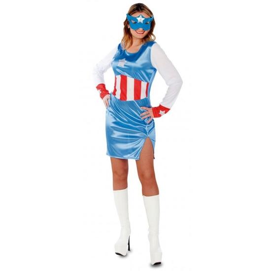 Disfraz Superheroína América adulta Disfraz Superheroína América adulta