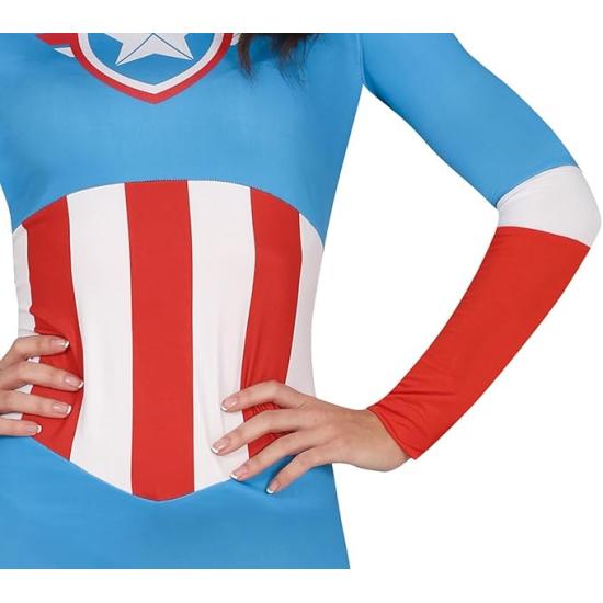 Disfraz  Superheroína Capitán América adulta Disfraz  Superheroína Capitán América adulta