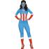 Disfraz  Superheroína Capitán América adulta Disfraz  Superheroína Capitán América adulta