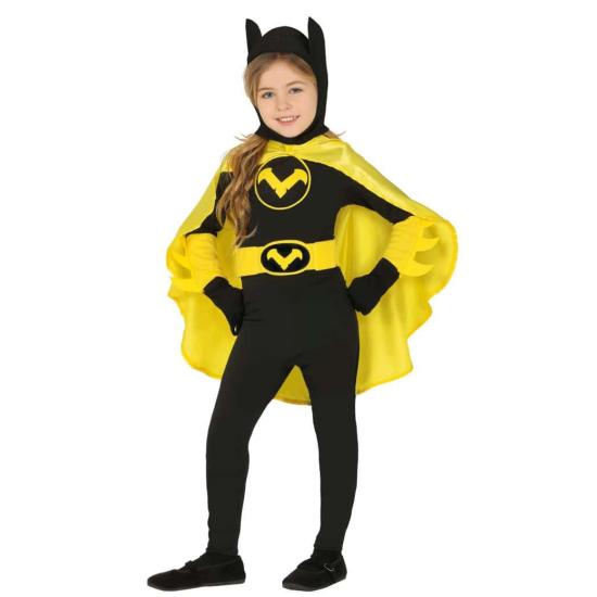 Disfraz Superheroína Murciélago niña. Disfraz Superheroína Murciélago niña.