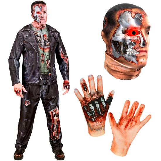 Disfraz Terminator Cyborg para Adulto – Fast Costume Disfraz Terminator Cyborg para Adulto – Fast Costume