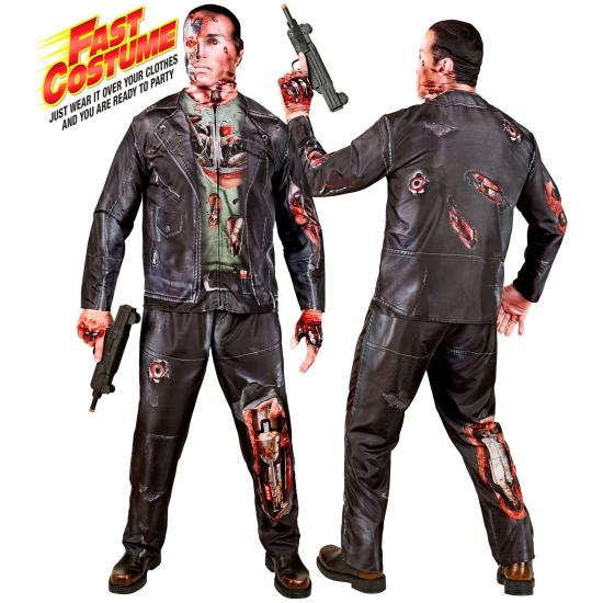 Disfraz Terminator Cyborg para Adulto – Fast Costume Disfraz Terminator Cyborg para Adulto – Fast Costume
