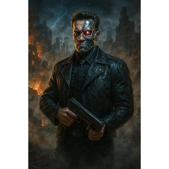 Disfraz Terminator Cyborg para Adulto – Fast Costume Disfraz Terminator Cyborg para Adulto – Fast Costume