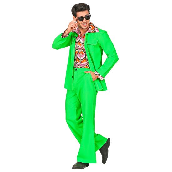Disfraz Traje Disco Años 70 Verde para Hombre Disfraz Traje Disco Años 70 Verde para Hombre