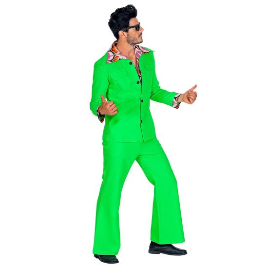 Disfraz Traje Disco Años 70 Verde para Hombre Disfraz Traje Disco Años 70 Verde para Hombre