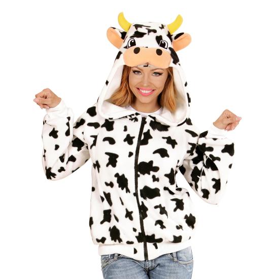 Disfraz Vaca, Sudadera con Capucha Unisex Disfraz Vaca, Sudadera con Capucha Unisex